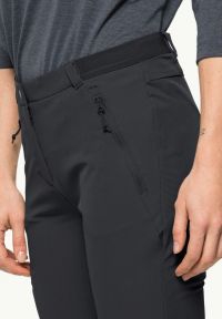 JACK WOLFSKINS GEIGELSTEIN PANTS W BLACK  Pantalon randonnée pas cher