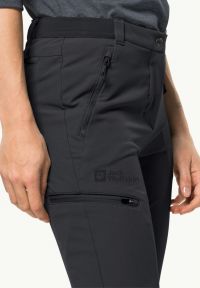 JACK WOLFSKINS GEIGELSTEIN PANTS W BLACK  Pantalon randonnée pas cher