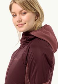 JACK WOLFSKIN ALPGRAT PRO INS FZ APPLE BUTTER Veste chaude pas cher