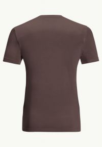 JACK WOLFSKINS HIKKING SS TEE RED EARTH Tee shirt de randonnée pas cher