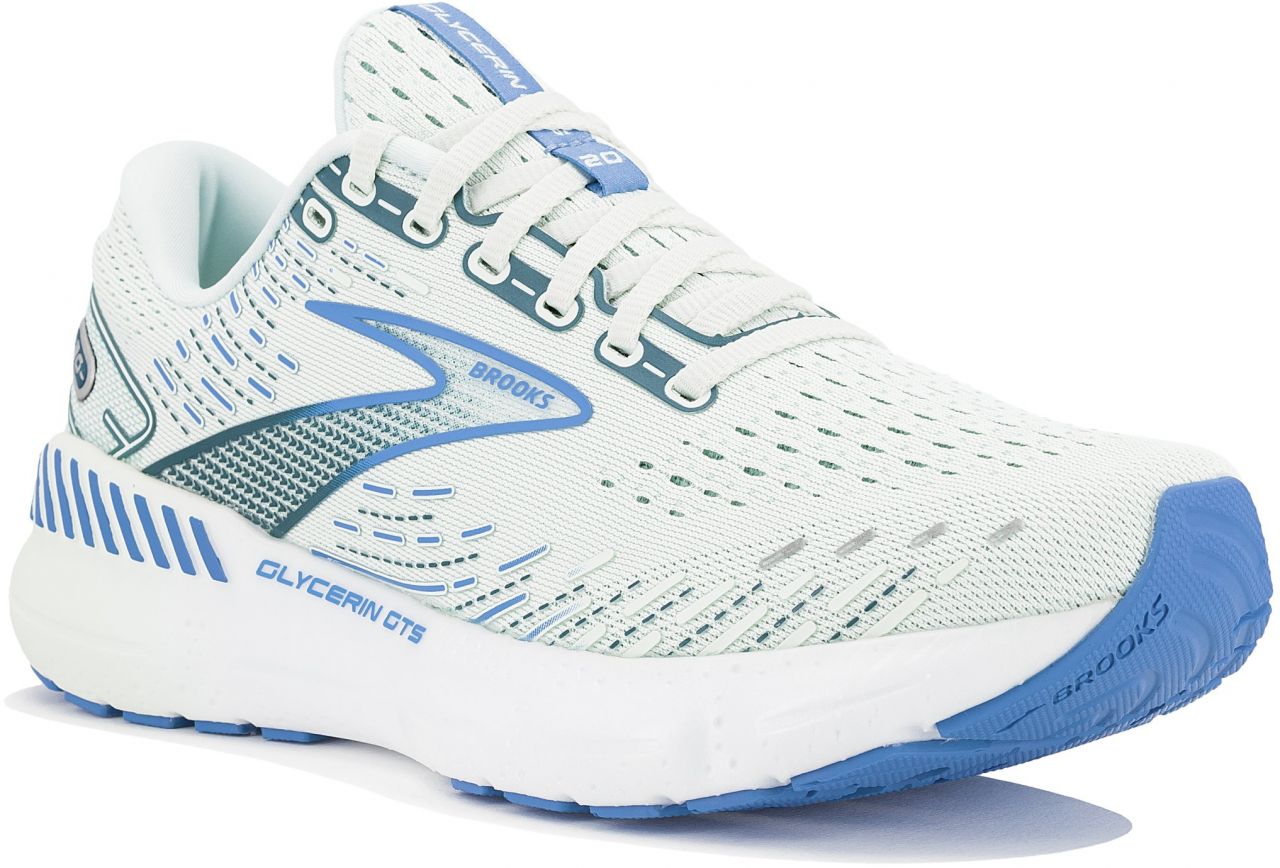 BROOKS GLYCERIN GTS 20 BLUE GLASS  Chaussures de running