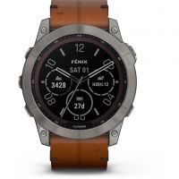 GARMIN FENIX 7X SAPHIRE SOLAR TITANE AVEC 2 BRACELETS pas cher