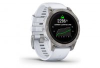 GARMIN EPIX PRO 2 SAPPHIRE TITANE SILVER WHITE Montre cardio GPS pas cher