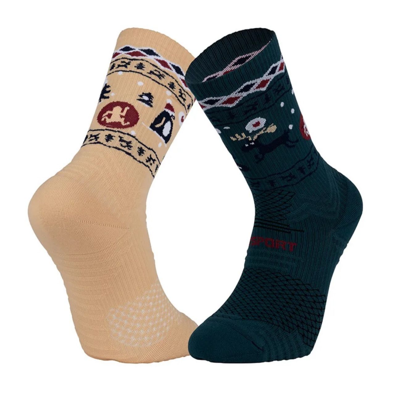 BV SPORT CHAUSSETTES TRAIL DBDB COLLECTOR NOEL Chaussettes de trail