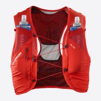 SALOMON S/LAB PULSAR 3 SET FIERY RED Sac à dos trail pas cher