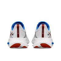 SAUCONY RIDE 17 WHITE ET COBALT Chaussures running pas cher