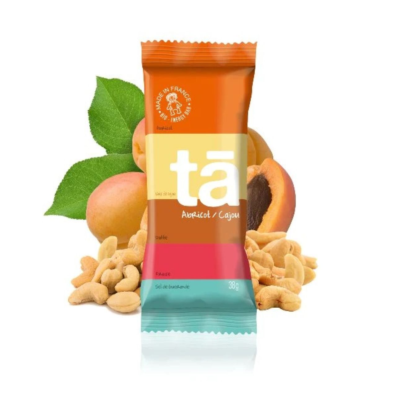 TA BARRE BIO ENERGIE ABRICOT CAJOU Barre energetique
