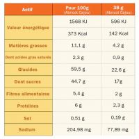 TA BARRE BIO ENERGIE ABRICOT CAJOU Barre energetique pas cher