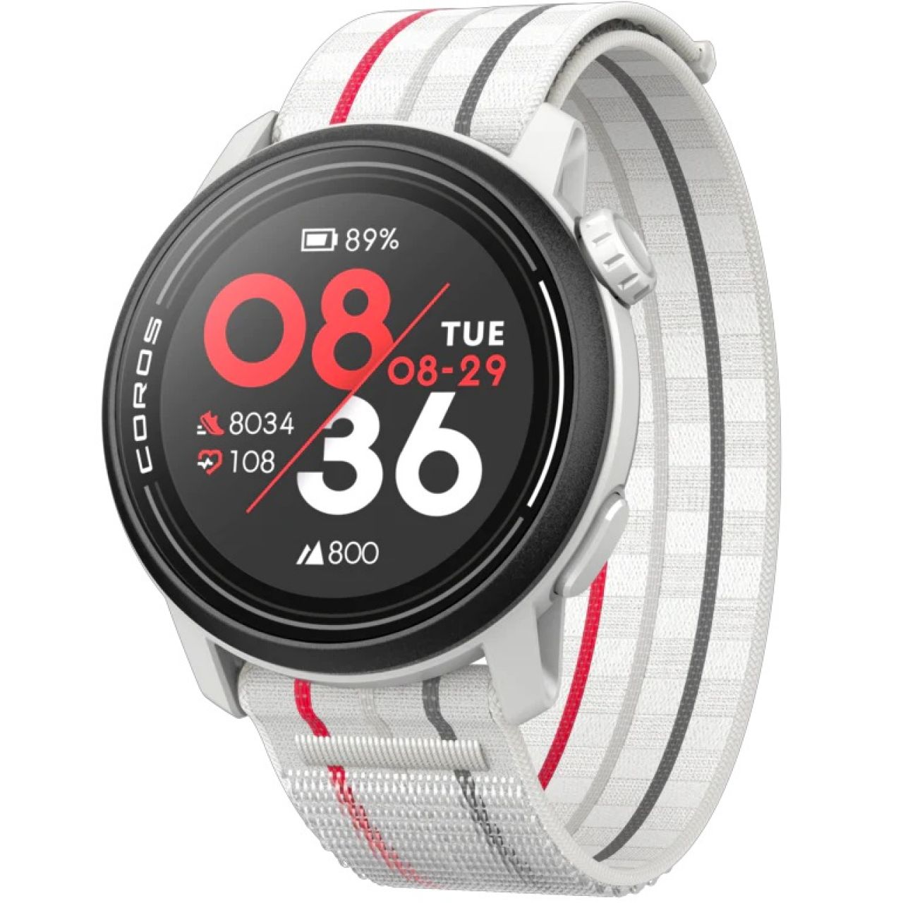 COROS PACE 3 NYLON WHITE Montre cardio GPS