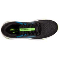 BROOKS GHOST MAX BLACK ET ATOMIC BLUE Chaussures de running pas cher