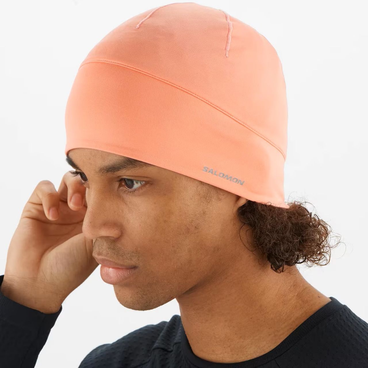 SALOMON ACTIVE BEANIE PEACH AMBER Bonnet de running