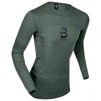 DAEHLIE PERFORMANCE TECH LONG SLEEVE DARK FOREST  Sous vetement technique avec laine merinos