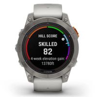 GARMIN FENIX 7X PRO SAPHIRE SOLAR TITANE GRIS ORANGE pas cher
