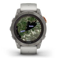 GARMIN FENIX 7X PRO SAPHIRE SOLAR TITANE GRIS ORANGE pas cher