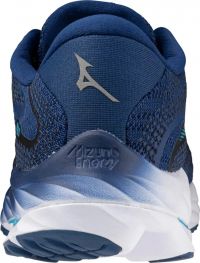 MIZUNO WAVE RIDER 27 BLEUE Chaussures de running pas cher