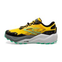 BROOKS CALDERA 7 LEMON CHROME Chaussures de trail pas cher