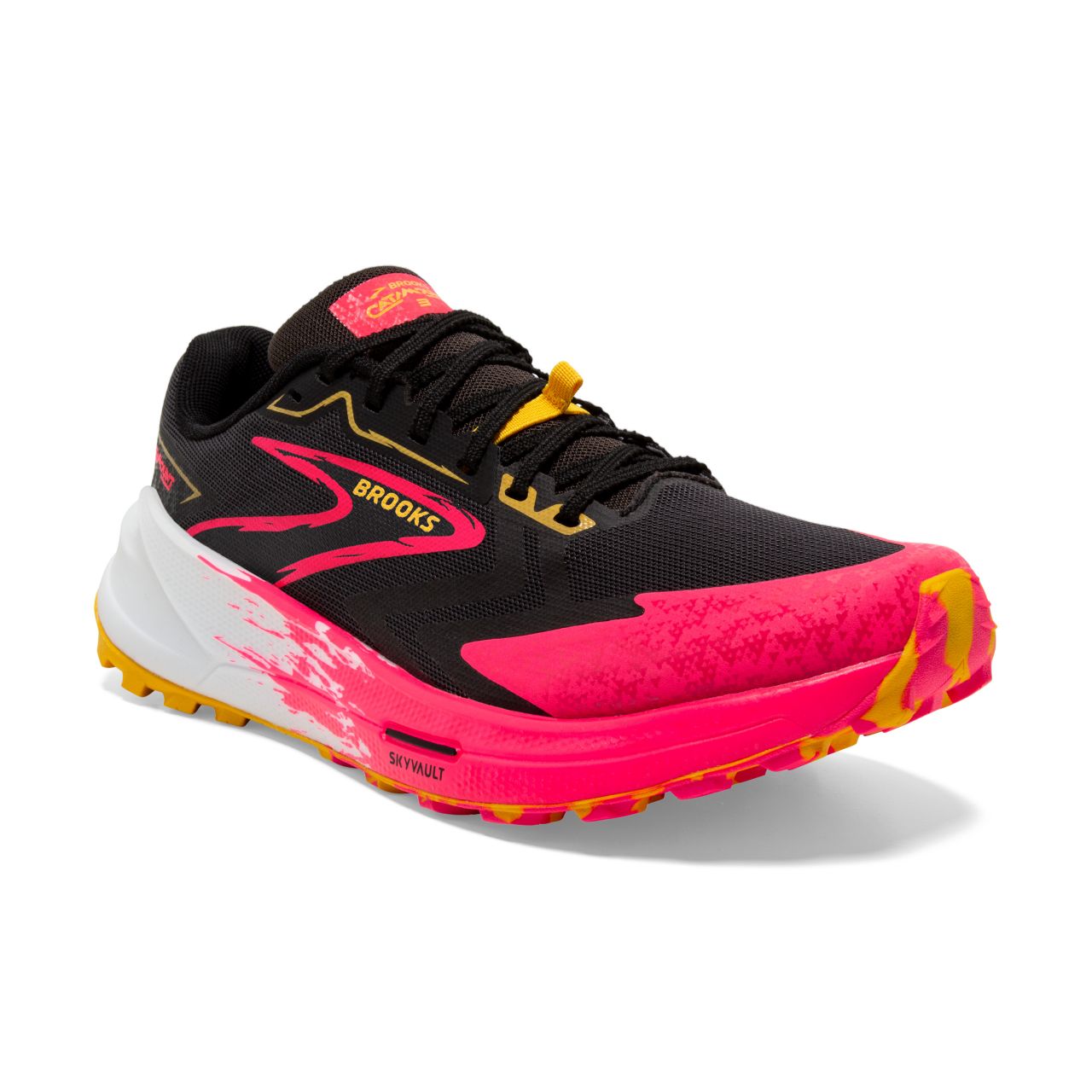 BROOKS CATAMOUNT 3 BLACK ET DIVA PINK Chaussures de trail