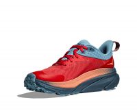 HOKA CHALLENGER ATR  7 GTX CERISE ET REAL TEAL Chaussures de Trail pas cher