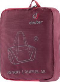 DEUTER AVIANT DUFFEL 35 AUBERGINE Sac de sport pas cher