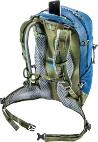 DEUTER TRAIL 26 ACIER ET KAKI Sac de randonnée pas cher