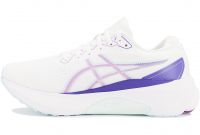 ASICS GEL KAYANO 30 WHITE ET CYBER GRAPE Chaussure running asics pas cher