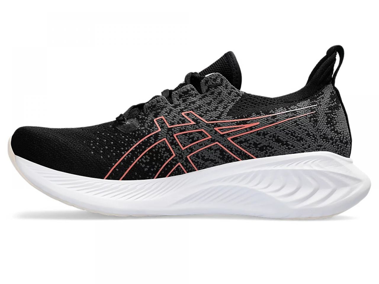 ASICS GEL CUMULUS 25 MK BLACK ET LIGHT GARNET Chaussures Running