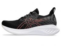 ASICS GEL CUMULUS 25 MK BLACK ET LIGHT GARNET Chaussures Running pas cher