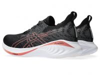 ASICS GEL CUMULUS 25 MK BLACK ET LIGHT GARNET Chaussures Running pas cher