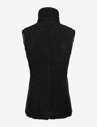 JOHAUG SWAY PILE VEST 2.0 BLACK Polaire sport pas cher