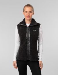 JOHAUG SWAY PILE VEST 2.0 BLACK Polaire sport pas cher