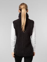 JOHAUG SWAY PILE VEST 2.0 BLACK Polaire sport pas cher