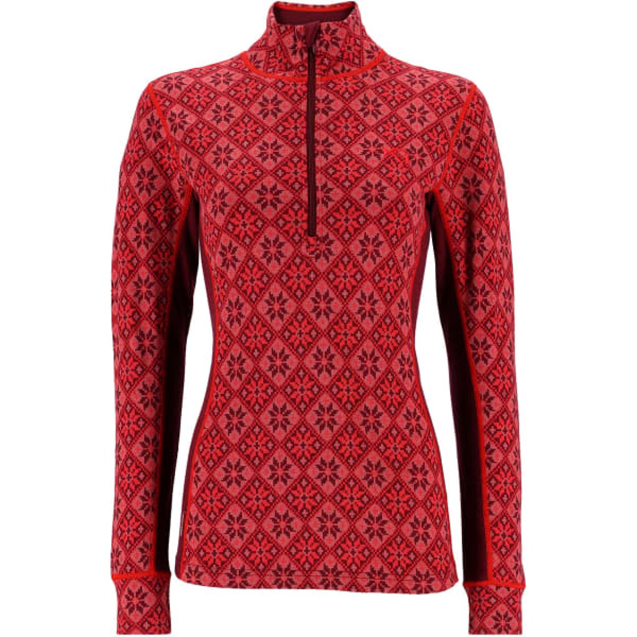 KARI TRAA ROSE  H/Z  ROUGE Sous vetement technique en laine merinos