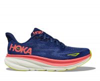 HOKA CLIFTON 9 EVENING SKY ET CORAL Chaussures de running pas cher