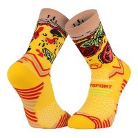 BV SPORT CHAUSSETTES TRAIL COLLECTOR  NUTRISOCKS PIZZA Chaussettes de trail