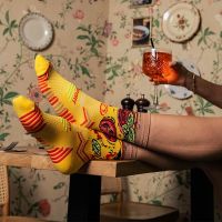 BV SPORT CHAUSSETTES TRAIL COLLECTOR  NUTRISOCKS PIZZA Chaussettes de trail pas cher