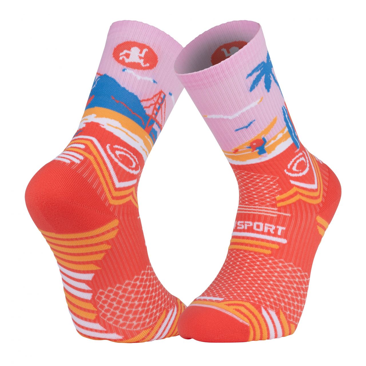BV SPORT CHAUSSETTES TRAIL DBDB CALIFORNIE Chaussettes de trail