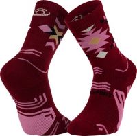 BV SPORT SOCQUETTE TREK GR HAUTE LYOCELL AZTEC BORDEAUX    Chaussettes de randonnée