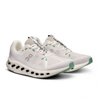 ON RUNNING CLOUDSURFER PEARL ET IVORY Chaussures de running pas cher