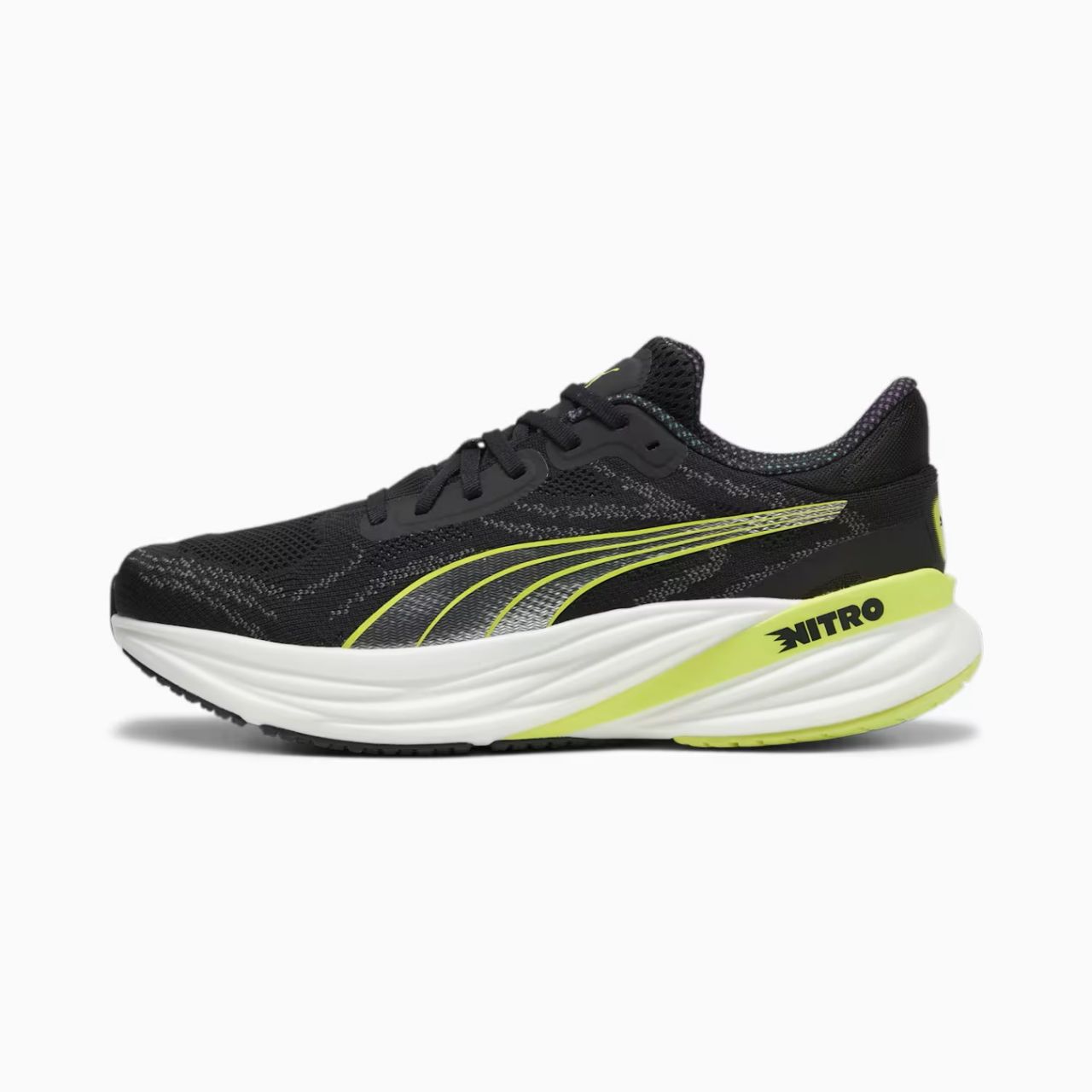 PUMA MAGNIFY NITRO 2 NOIR ET LIME Chaussures de running