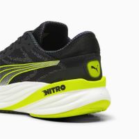 PUMA MAGNIFY NITRO 2 NOIR ET LIME Chaussures de running pas cher