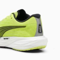 PUMA DEVIATE NITRO 2 NOIR ET LIME Chaussures de running pas cher