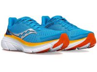 SAUCONY GUIDE 17 VIZIBLUE Chaussures running pas cher