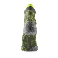 SIDAS CHAUSSETTES RUN ANATOMIC COMFORT GREY ET YELLOW Chaussettes de running pas cher