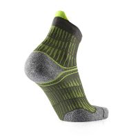 SIDAS CHAUSSETTES RUN ANATOMIC COMFORT GREY ET YELLOW Chaussettes de running pas cher