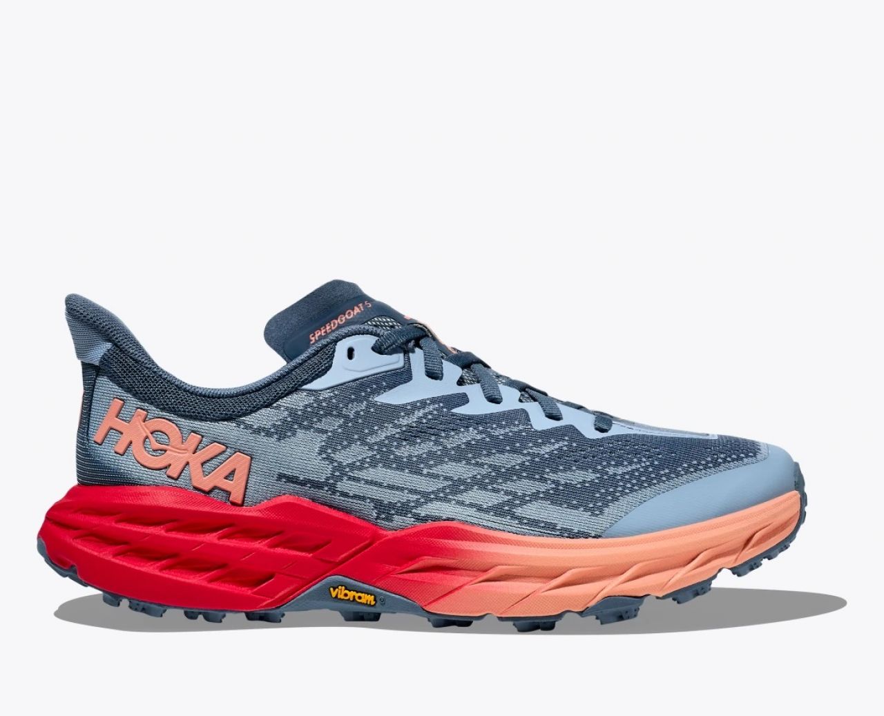 HOKA SPEEDGOAT 5 REAL TEAL ET PAPAYA Chaussures de trail