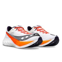 SAUCONY ENDORPHIN PRO 4 WHITE ET BLACK Chaussures running saucony pas cher