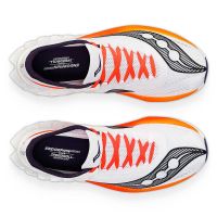 SAUCONY ENDORPHIN PRO 4 WHITE ET BLACK Chaussures running saucony pas cher