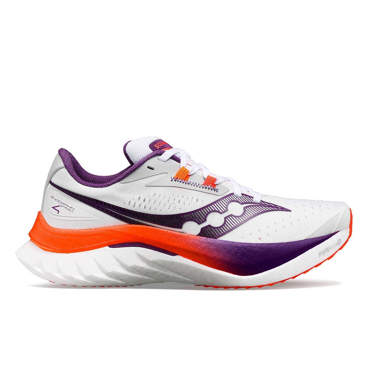 SAUCONY ENDORPHIN SPEED 4 WHITE ET VIOLET  Chaussures running saucony