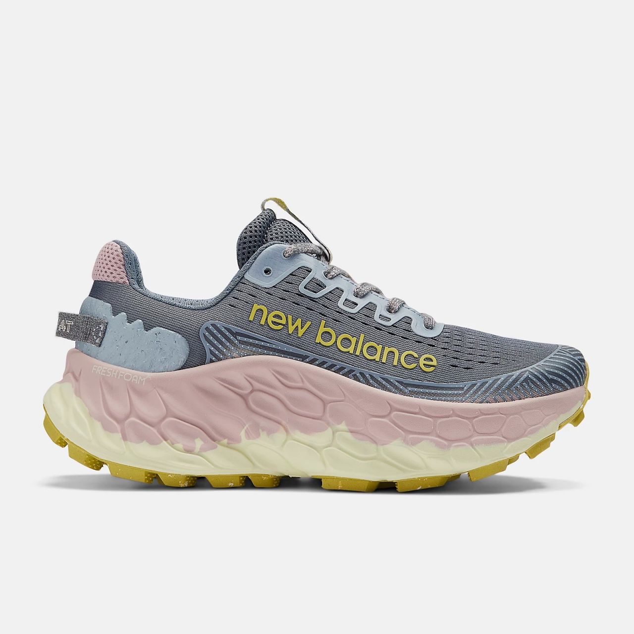 NEW BALANCE FRESH FOAM X MORE TRAIL V3 GREY ET ORB PINK chaussure de  trail