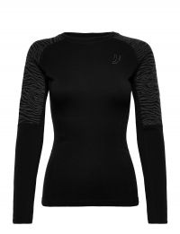 JOHAUG ELEVATE WOOL LONG SLEEVE NOIR Maillot laine de merinos